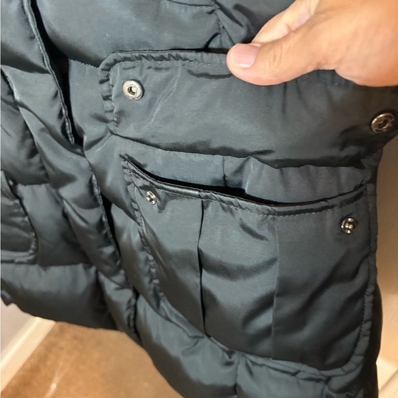 Max&Co Pufffy Coat Women’s size USA size 04  black mid- length - Picture 13 of 17